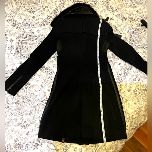 RUDSAK Wool Coat with Detachable Fur Trim - Picture 15 of 16